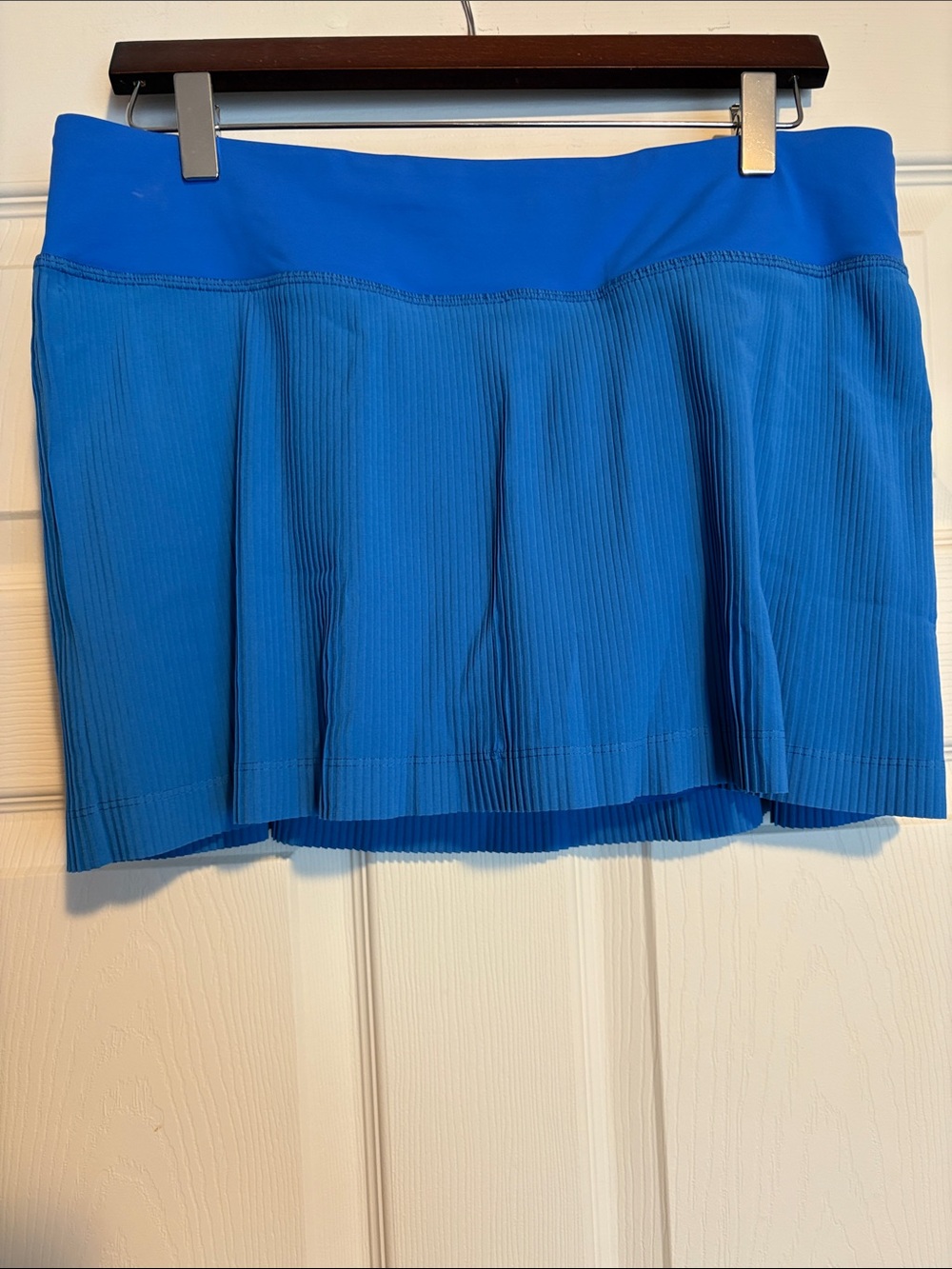 lululemon athletica Vibrant Blue Pleated Athletic Mini Skirt